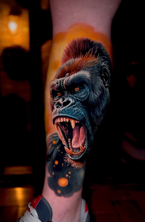 Tatuagem gorila