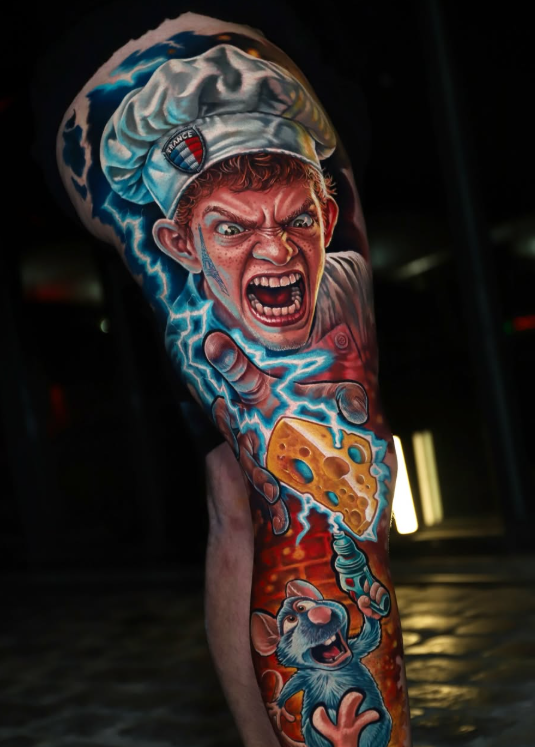Tatuagem Ratatouille